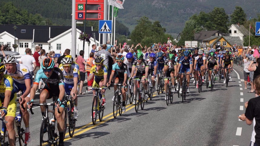 Tour des Vindafjords langs ny løype