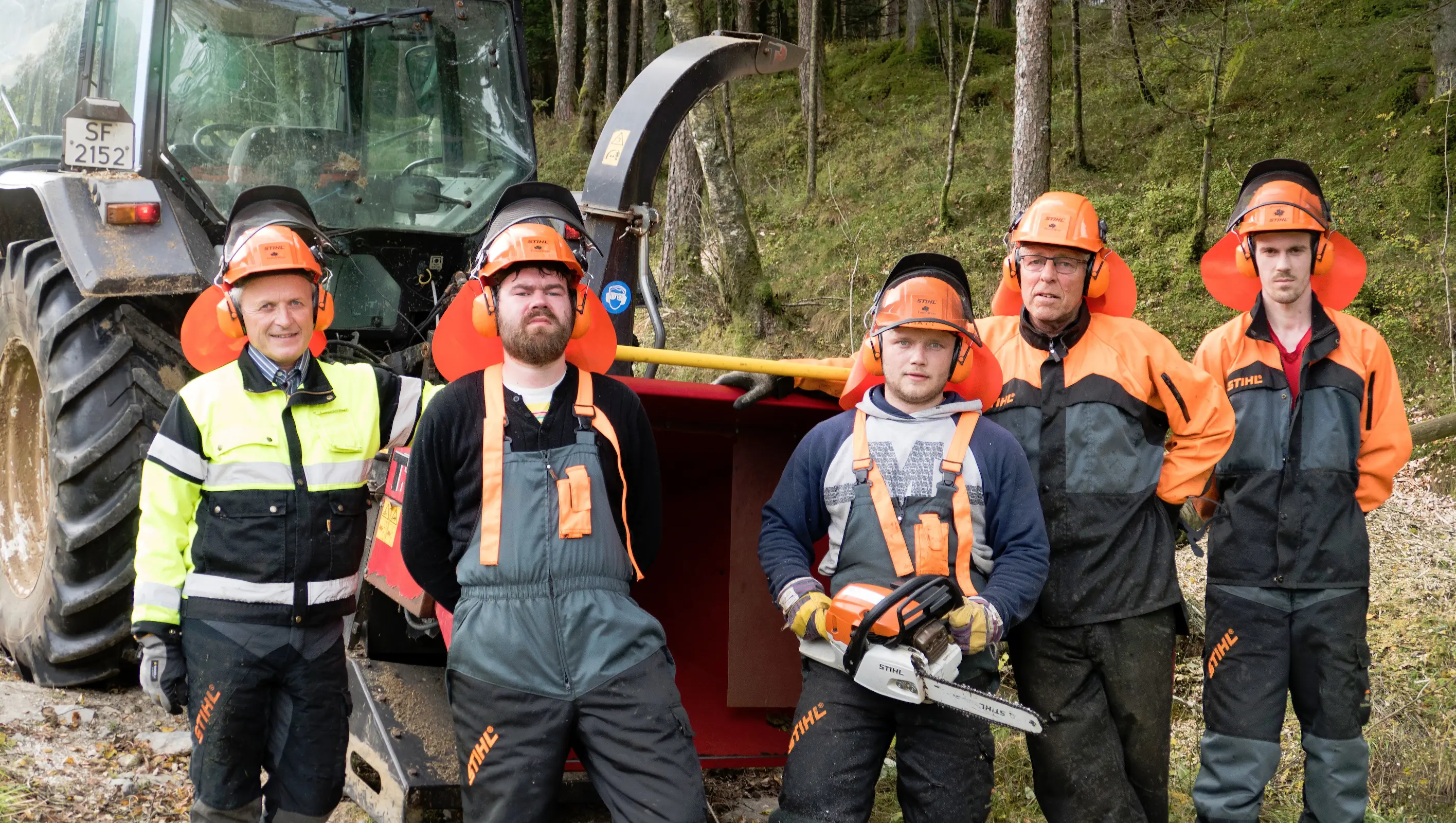 Gamlevegen er rydda for skog og kratt