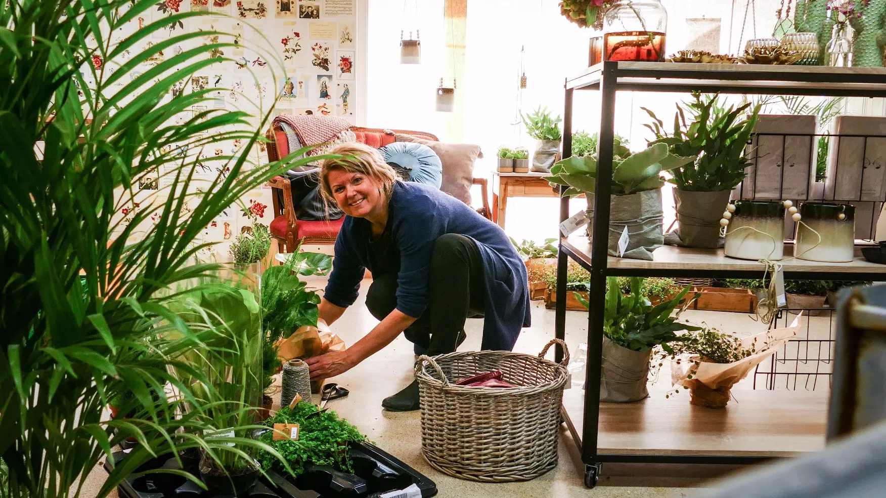 Nå blir det liv i blomsterbutikken i Skjold igjen 