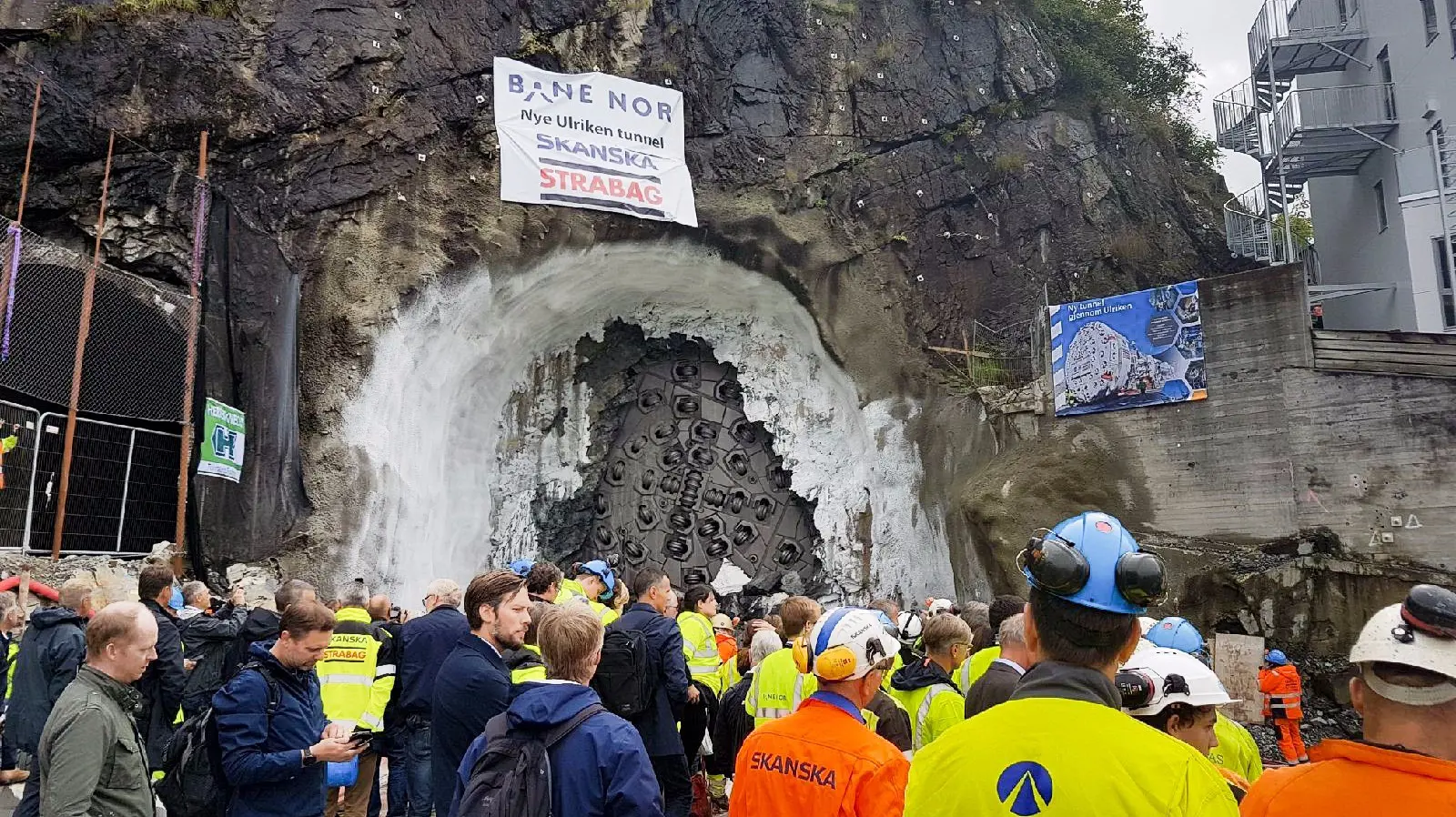 Historisk gjennomslag i Ulrikstunnelen